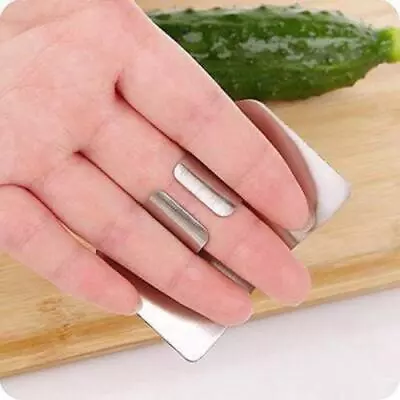 GEMOX Stainless Steel Finger Guard For Slicing - Cutting Protector To Avoid A... • $12.20