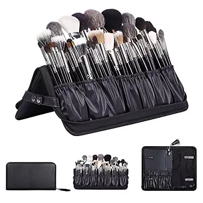 Rownyeon Professional Makeup Brushes Organizer Bag Makeup Artist Cosmetic Cas... • $37.78