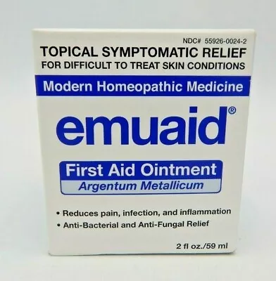 Emuaid Ointment- Psoriasis Dermatitis Eczema Rosacea Acne Bedsores 2oz 03/2025^ • $36.99