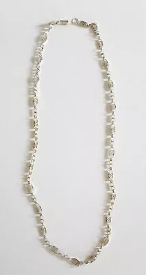 Sterling Silver Necklace Mexican Silver 16.46 Grams • $15