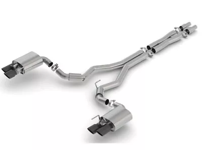 Borla S-Type 3  Exhaust W/Black Chrome Tips 2018-2023 Ford Mustang GT Bullitt V8 • $2096.99