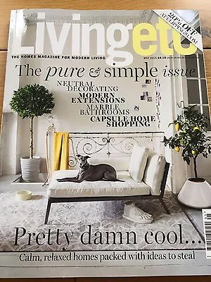 £3.83 • Buy Living Etc Magazine/May 2015