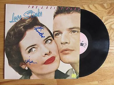 SETH JUSTMAN DANNY KLEIN Signed THE J. GEILS BAND 1980 LOVE STINKS Record COA • $144.37