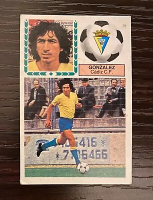 1983/1984 Magico Gonzalez Rookie Ediciones Este Card Sticker Cadiz El Salvador • $150