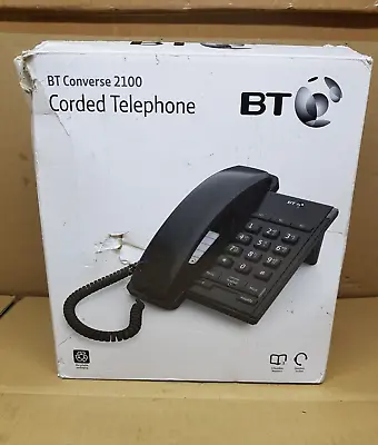 BT Converse 2100 Corded Landline House Phone - Black • £29.99