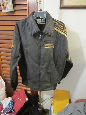 Vtg Men's HondaLine Lined Gold Wing Jacket Size L-EUC-FREE SHIPPING • $50