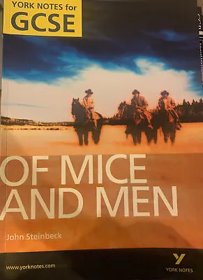 York Notes GCSE Of Mice And Men • £2.10