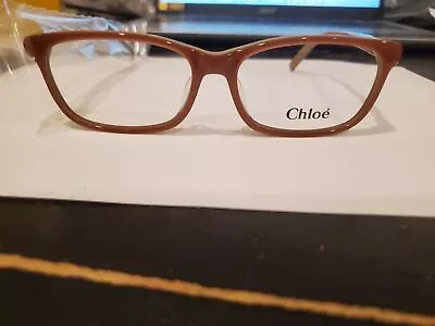 NEW Chloe CE2628 749 PEACH/NUDE Eyeglasses 53/15/135MM Italy B32MM PERFECT • $36