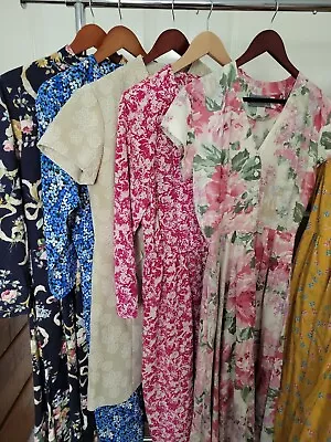 Vintage Dress Lot Of 5 Floral Summer Spring Shabby Cottage Core • $75