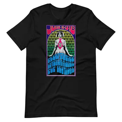 1967 Monterey Pop Festival Concert Poster Short-Sleeve Unisex T-Shirt • $23.99