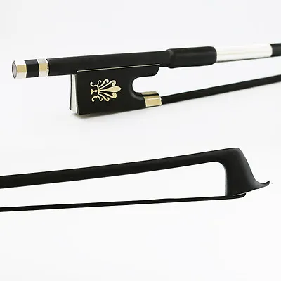 NEW 4/4 Black Horse Hair Carbon Fiber Violin Bow Pernambuco Performance Straight • $32.99