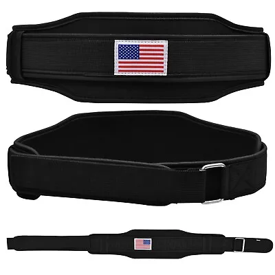 Weight Lifting Belt 5  Lumber Back Support Training Gym Fitness Workout Neoprene • $17.20