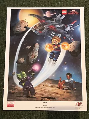 LEGO Super Heroes Captain Marvel Poster • £4