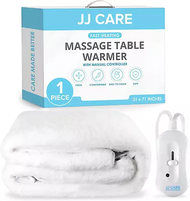 JJ CARE PREMIUM Massage Table Warmer - 31  X 71  With 3 Heat Settings 12ft Cord • $59.79