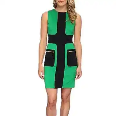 Michael Kors Spring Green Sheath Dress - 10 • $45