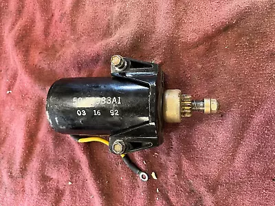 Mercury 6 8 9.9 15 25 HP Outboard 2 Cylinder Outboard Starter Motor Assy 90983A1 • $55