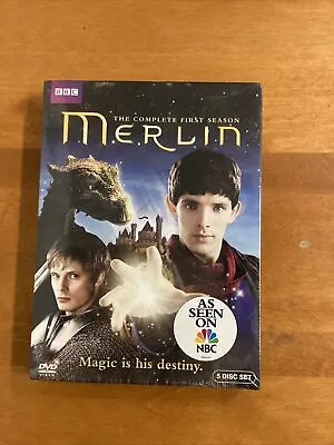 Merlin: The Complete First Season (DVD 2010 5-Disc Set) BBC NEW Sealed • $16