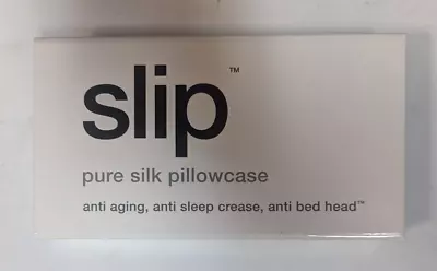 SlipSilk KING 20in X 36in Pure Silk Pillowcase 1-Pack - White BRAND NEW • $51.85