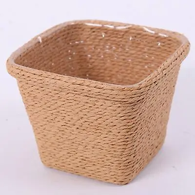 £4.88 • Buy Wicker Storage Baskets For Shelves, Woven Basket, Storage Wicker Baskets For