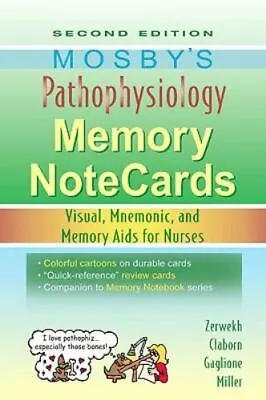 Mosby's Pathophysiology Memory NoteCards: Visual Mnemonic And Memory Aids For  • $7.42