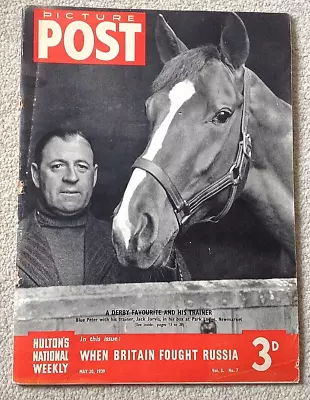 Picture Post Magazine-May 20th 1939- Horseracing Feature- The Derby • £6.50