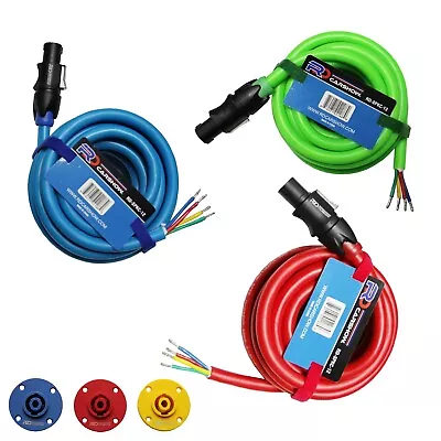 Rdcarshow Heavy Duty Power Cable Speaker (12ft) 4 Conductor + Free Female Plug • $34.99