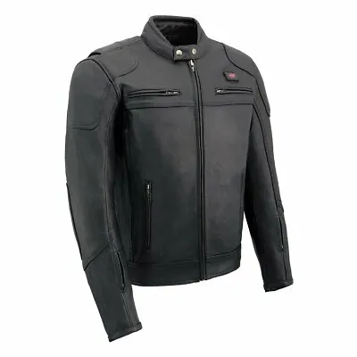 NEXGEN HEAT MLM1514SET Men's ‘ALL SEASONS’ Black Leather With Heated  • $389.99