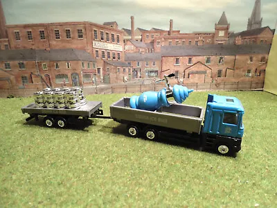 £4.99 • Buy Superb  Heavy Loaded Beer Lorry And Trailer Nice Item  ,ho But Usable Oo ,