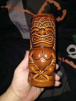 Vtg Tiki Mug Mai Kai Mara Amu Dk Brown Clean Fort Lauderdale  Restaurant 7   • $30