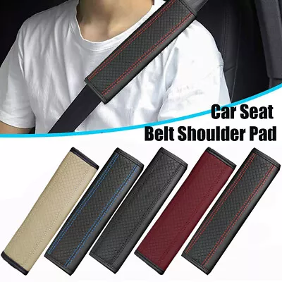 1x Car Parts Seat Belt Cover Strap Pad Shoulder Comfort Cushion Mat Accessories  • $16.49