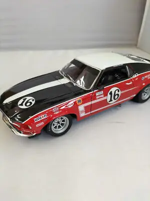 Welly 1/18 Boss 302 Trans-am Mustang 1969 George Follmer #16 Model Car With Box • £210.52