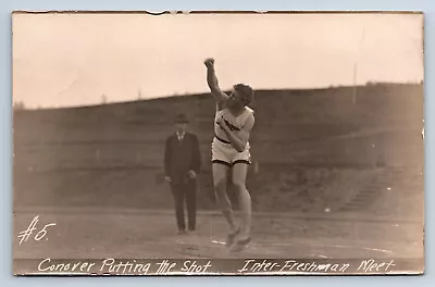 Vintage RPPC Washington State College Track & Field 1909 Shot Put ID'd D13 • $19.99