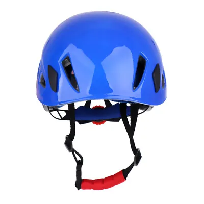 Safety Rock Climbing Caving Tree Arborist Construction Helmet Hard Hat Blue • $52.47