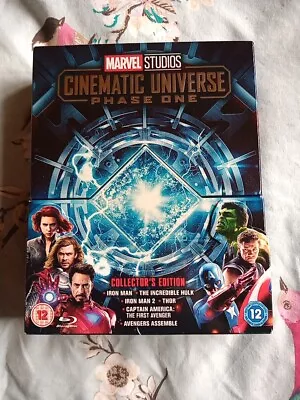 Marvel Studios Collector's Edition Box Set - Phase 1 (Blu-ray 2017) • £12.99