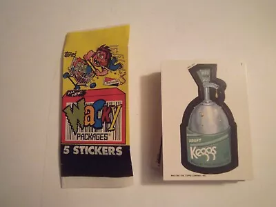  1991 Topps Wacky Packages Complete 55 Sticker Card Set NM/Mint • $15