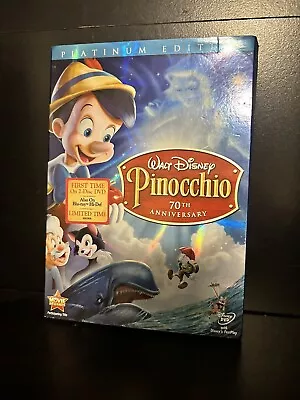 Pinocchio (: Platinum Edition DVD 1940) Good Condition. Pre-owned. • $7.09