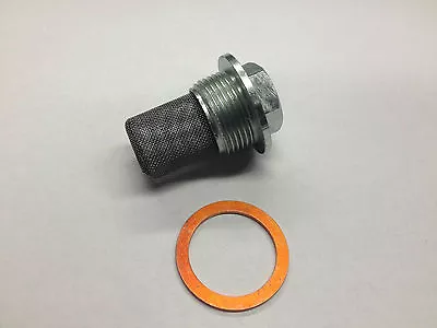 Triumph Oil Sump Drain Plug Engine Filter 650 750 1964-1979 • $38.95