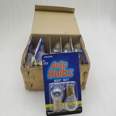 Qty (20) Victor Auto Bulb #1154 Box Of 10 Carded Pairs Turn Signal Stop Tail  • $13.95