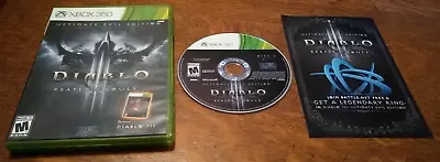 Diablo III 3 Reaper Of Souls ULTIMATE EVIL EDITION Microsoft Xbox 360 TESTED RPG • $14.94