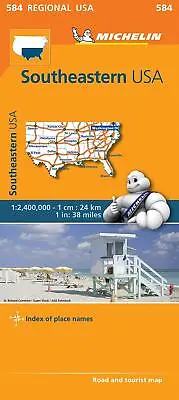 £5.68 • Buy Southeastern USA Regional Map 584 (Michelin Regional Maps)