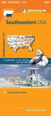 £5.98 • Buy Southeastern USA Regional Map 584 (Michelin Regional Maps)