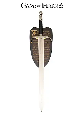 GAME OF THRONES - LONGCLAW (HBO) THE SWORD OF JON SNOW (with FREE WALL PLAQUE) • $149.99