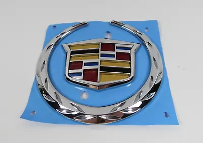 13-14 Cadillac ATS Rear Trunk Emblem Chrome Badge Sign Logo Symbol Genuine OEM • $24.99