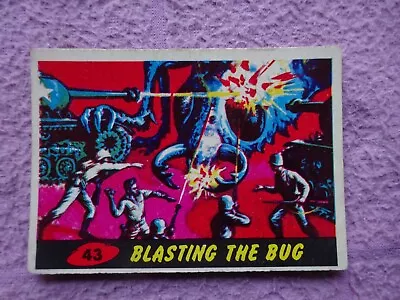 £12.99 • Buy A & BC GUM C1965 - MARS ATTACKS # 43 BLASTING THE BUG - DECENT + OK CENTRING