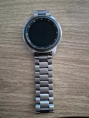 Samsung Galaxy Watch Active 2 44mm BT SM-R820 Stainless Steel - Black USED • $80