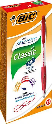 £11.72 • Buy Bic Atlantis Refresh Bpen Red (Pack Of 12) 8871331