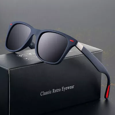 Polarized Optical Sunglasses Driving Square Frame Sunglasses Men-Women ⭐️⭐️⭐️⭐️⭐ • £5.99