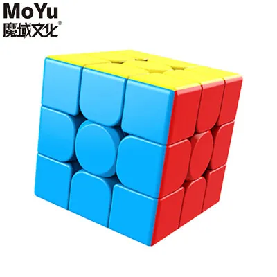 $7.15 • Buy Moyu Stickerless Rubiks Cube Kids Fun 3x3x3 New Professional Magic Cube