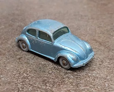 1960s Matchbox Lesney Models VW Beetle Model Toy Car No 25 • £6