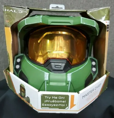 Halo XBOX Master Chief Adult Helmet~ Disguise Inc~ Ages 14+~ NEW (see Descript) • $85.99